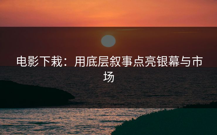 电影下栽：用底层叙事点亮银幕与市场